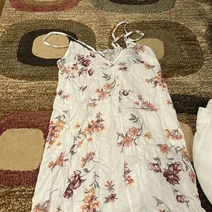 Woman floral dress